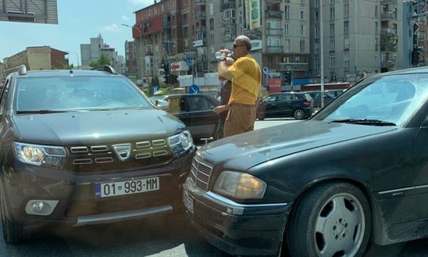 Aksident trafiku në Prishtinë