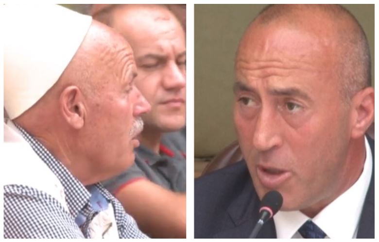 Haradinaj i thotë të moshuarit nga Mitrovica: Mos fol ashtu se është marre për ty