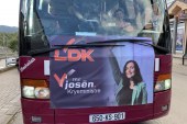 Për Vjosa Osmanin kryeministre, me autobusë nga Juniku