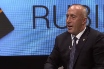 Ramush Haradinaj, ja nisë këngës te Adriatik Kelmendi