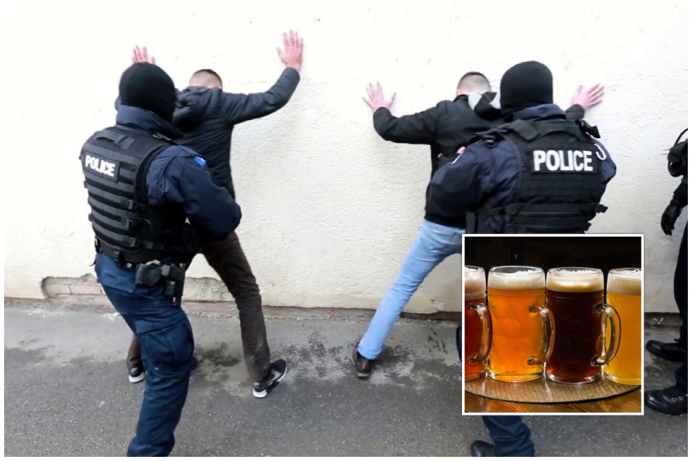 Njihuni me policin e Kosovës i cili u kapë në flagrancë me 40 arka birra