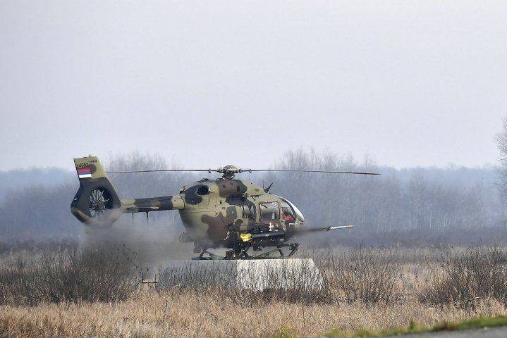 Ish-komandanti i Koshares bën thirrje për mobilizim pas testeve të helikopterëve të rinj luftarak që i bëri Serbia