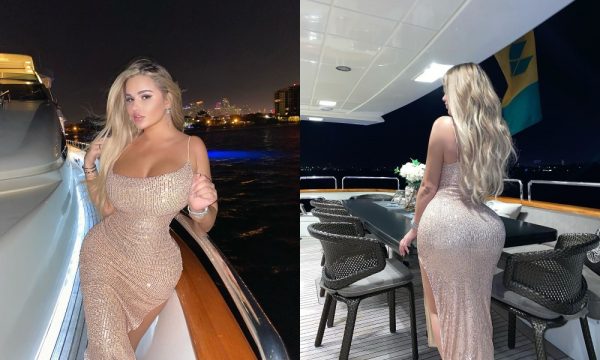 A është kjo femra më sexi e Vitit të Ri ?, pamjet tregojnë shumë