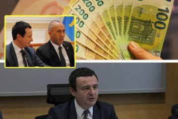 Me vendimin e ri Kurti do të marrë 1450 euro më pak se Haradinaj