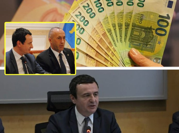 Me vendimin e ri Kurti do të marrë 1450 euro më pak se Haradinaj