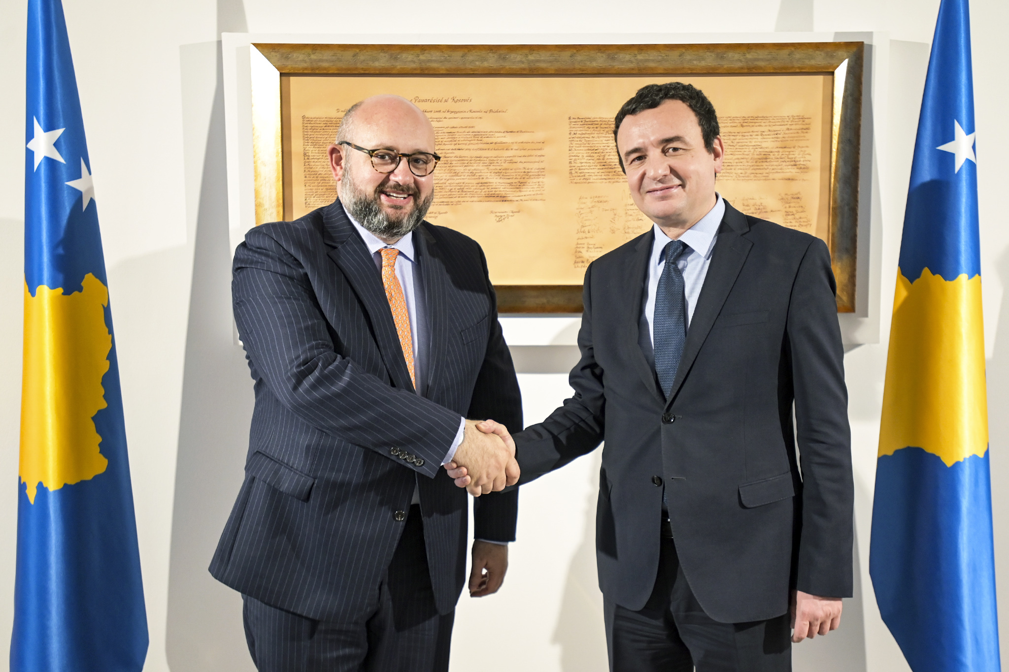 Kryeministri Kurti takoi presidentin e Këshillit për Qeverisje Përfshirëse (CIG), Alex Roinishvili-Grigorev