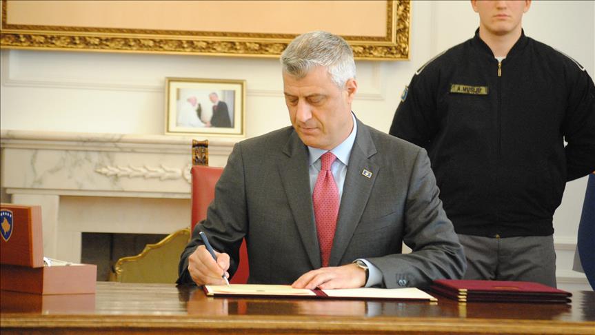 Presidenti Thaçi ia dekreton Konjufcës dy marrëveshje ndërkombëtare