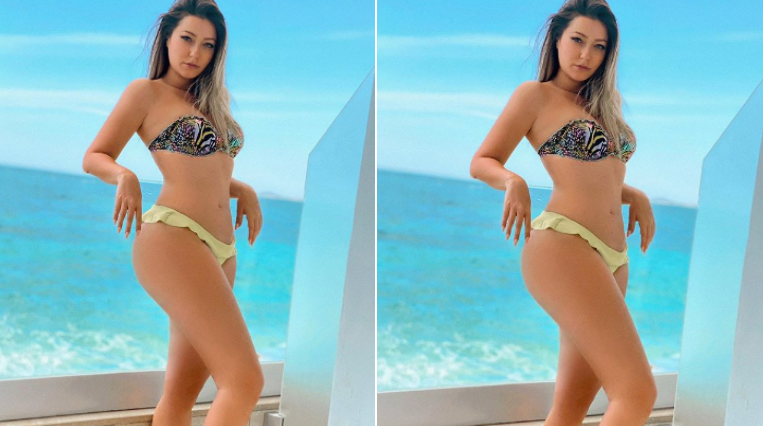 Të gjithë sytë nga Ronela Hajati, ngacmon imagjinatën me pozën në bikini