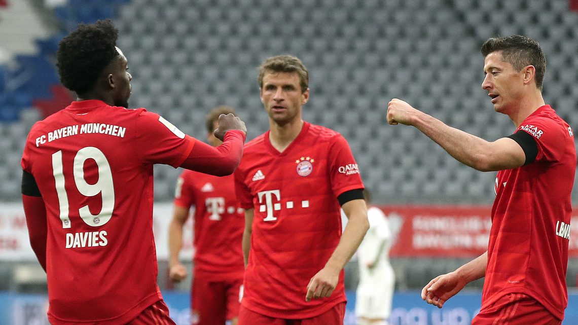 Bayern Munich buzë titullit të 8-të radhazi në Bundesligë, pas fitores ndaj Dortmundit