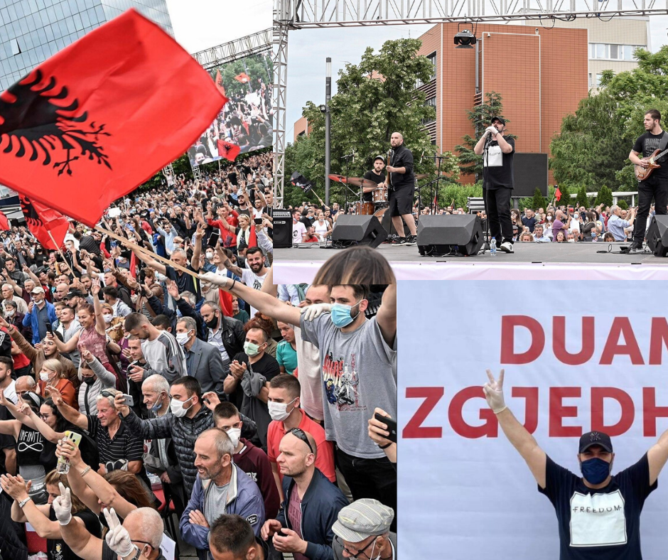 Grupi Troja ia sheh sherrin Albin Kurtit, pas përformancës në shesh ndahet grupi