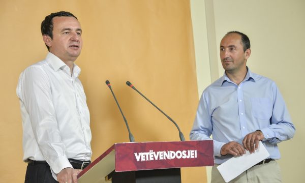 VV: Qeveria Hoti është e mbështetur nga Aleksander Vucici dhe Hashim Thaci, Isa Mustafa, Kadri Veseli, Ramush Haradinaj e Fatmir Limaj.