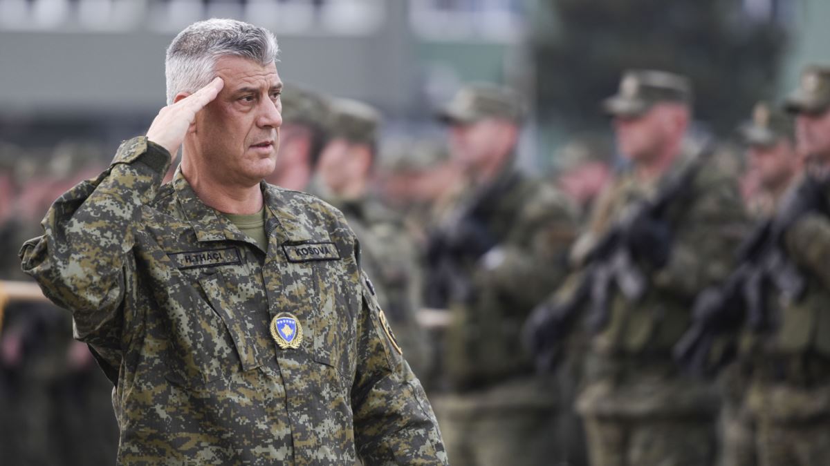 Thaçi: Ushtrisë së Kosovës i janë shtuar një kontingjent prej 42 automjetesh ushtarake amerikane