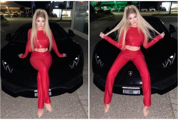 Shfaqet Era Istrefi, duket shumë flakë para Lamborghinit