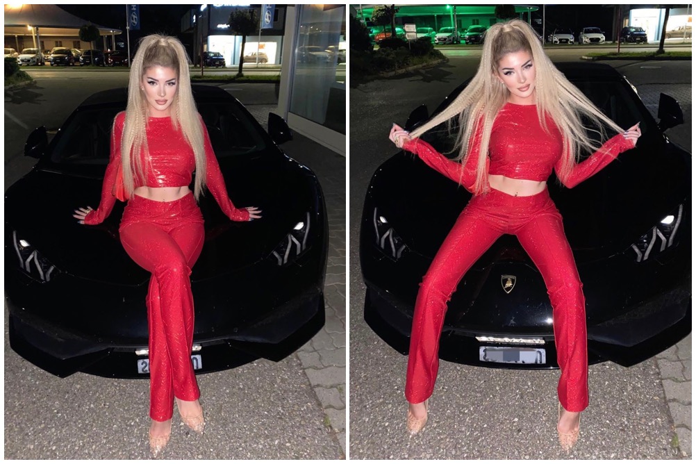 Shfaqet Era Istrefi, duket shumë flakë para Lamborghinit