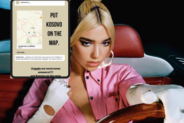 Dua Lipa me kërkesë për kompaninë Apple: Vendoseni Kosovën në hartë