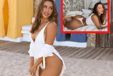 Anna bombardon me foto nga shtrati