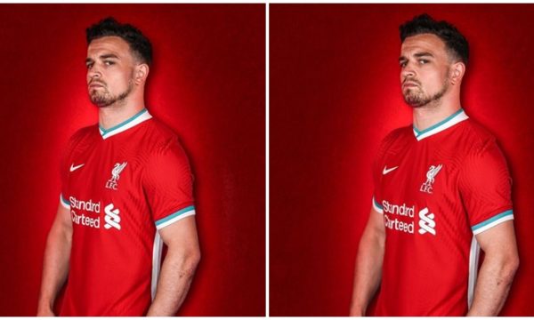 Shaqiri shfaqet në fanellën e re të Liverpoolit