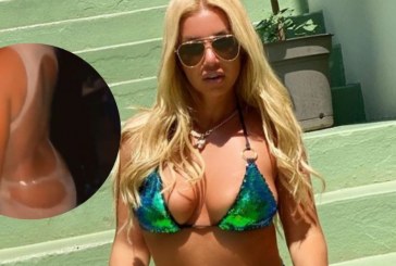 Adelina Tahiri publikon videon duke bërë lëvizje provokuese para burrit