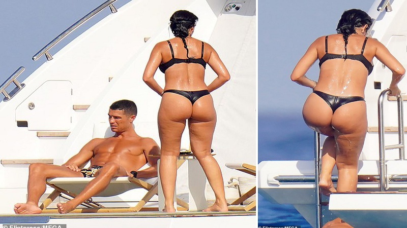 Momente intime në mes Ronaldos dhe Georgina