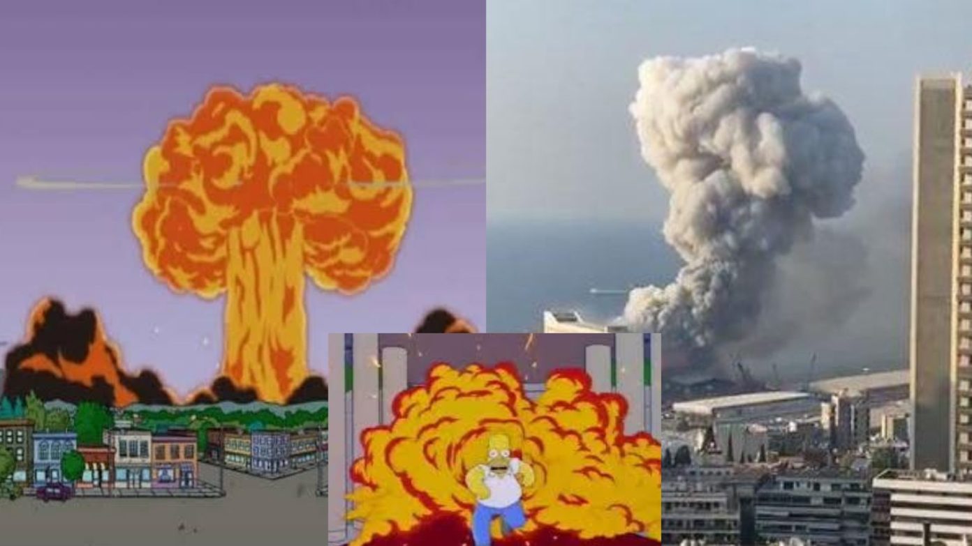 “The Simpsons” parashikuan shpërthimin në Beirut?