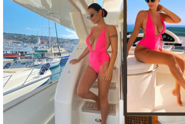 Nga Jahti plotë stil, Zaimina me poza atraktive