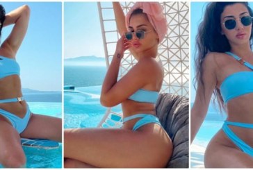 Melinda sjell foto provokuese nga Shqipëria