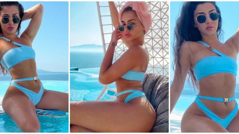 Melinda sjell foto provokuese nga Shqipëria