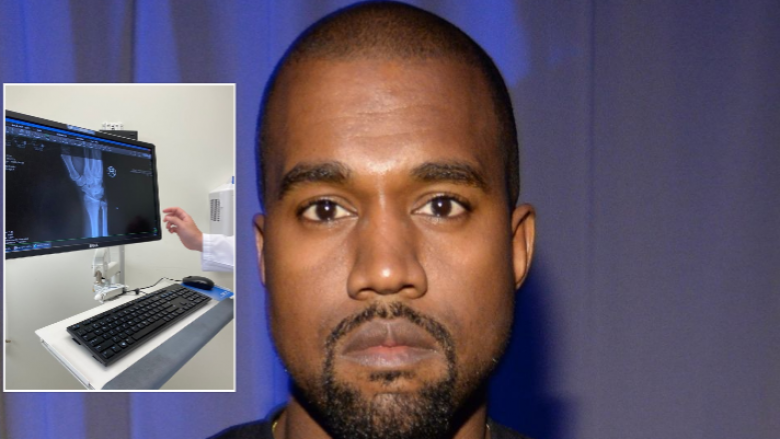 Kanye West tregon se përfundoi në spital për shkak të qëndrimit të tepërt në telefon