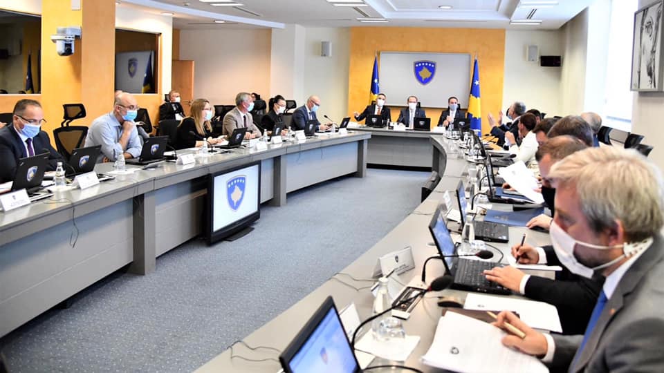 Qeveria e Kosovës miratoi 12 vendime