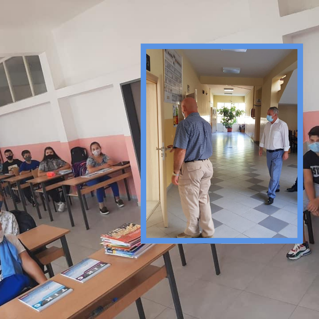 Kryetari Kuçi uron nxënësit për fillimin e vitit shkollor në Junik