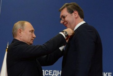 Vuçiq i raporton Putinit për marrëveshjen e nënshkruar në Washington
