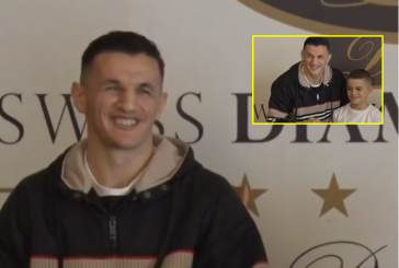 Robin Krasniqi e ndali për pak konferencën, e ftoi djaloshin për ta bërë një foto: Ty të kemi kampion të ardhshëm
