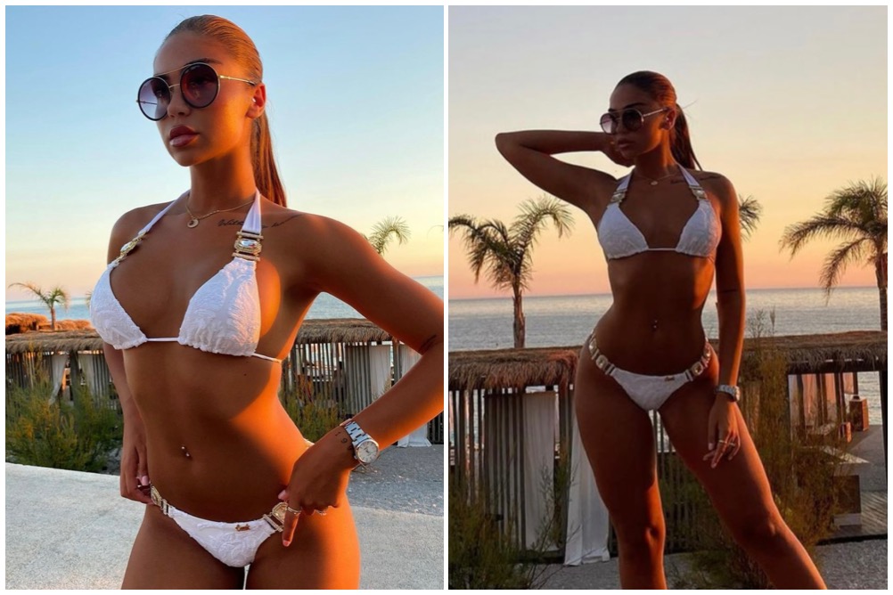 Arta Nitaj i heq të gjitha në pjesën e sipërme për fotosesionin e ri
