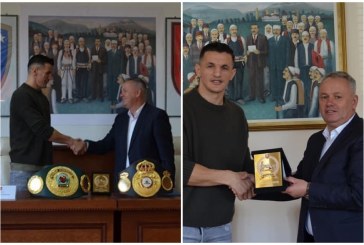 Kryetari  Agron Kuçi ndau titullin “Nderi i Junikut”, për kampionin e botës Haxhi Krasniqi