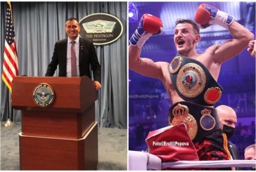 Ambasadori Isufaj uron Robin Krasniqin për fitoren e titullit kampion bote