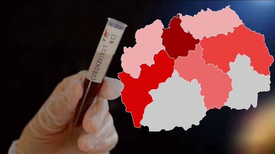 Rekord i zi në Maqedoni: 22 të vdekur dhe 1 mijë e 192 raste të reja me Covid-19