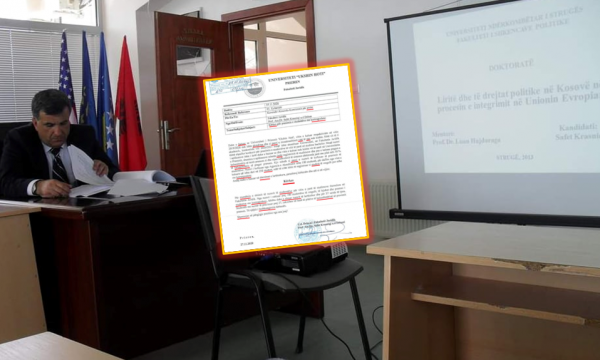 Arsyetohet dekani i Juridikut në Prizren: Nuk e shkrova unë letrën me 28 gabime drejtshkrimore