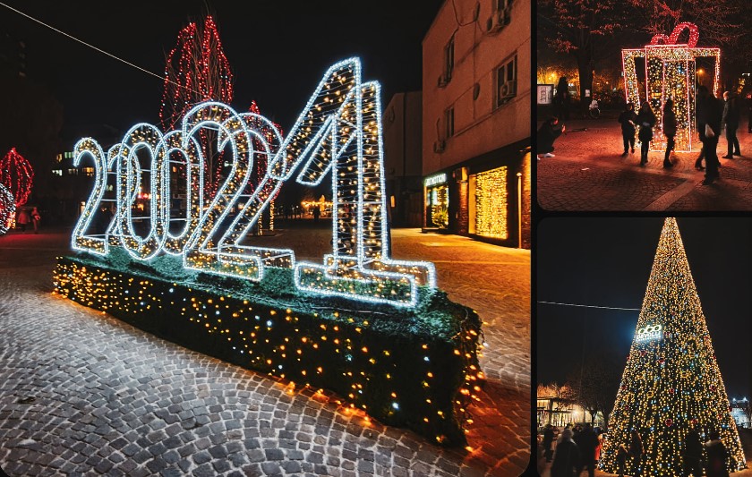 Sheshi i Pejës dekorohet nga kompania Devolli, VV ngre dyshime