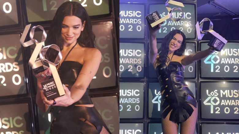 Dua Lipa fiton dy çmime të rëndësishme në LOS40 Music Awards 2020