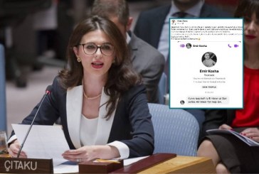 Ambasadorja Çitaku e mbronë Valon Sylen, një person e quan K…
