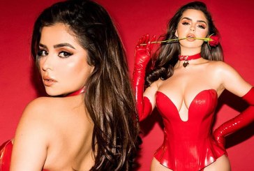Demi Rose i hoqi të gjitha në publik