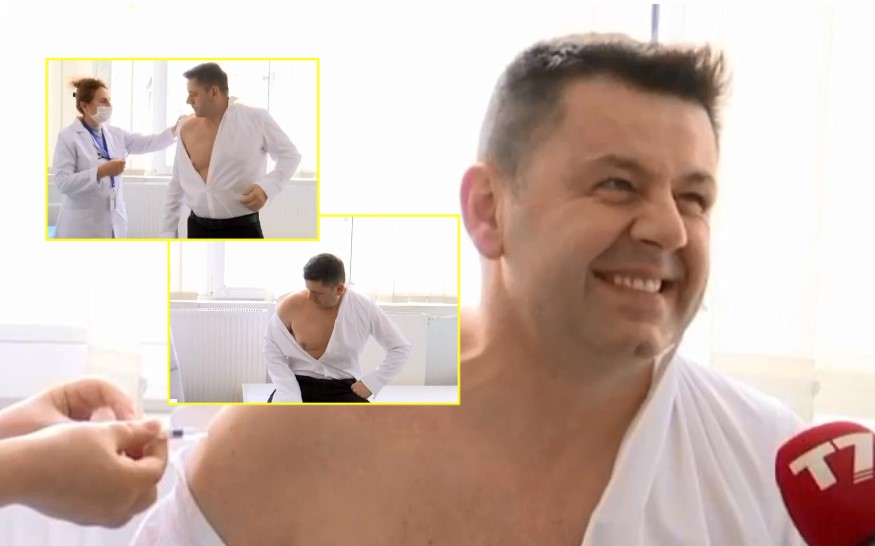 Bekë Berisha merr vaksinën, thotë se veç me shati me i mshu ka dhimtë
