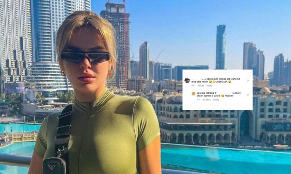 “Vdesin arabët për biondina”, Kejvina Kthella kapet keq me komentuesin në Instagram