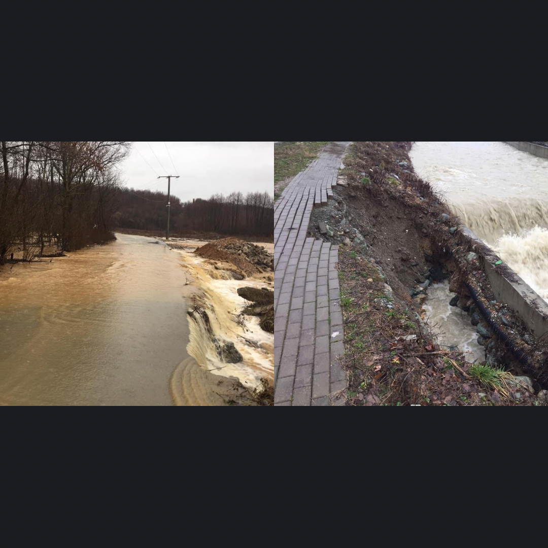 Reshjet e shiut në Junik, shkaktojnë dëme infrastrukturore
