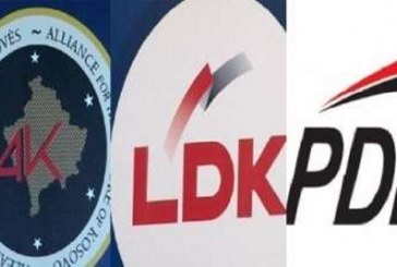 Dënohen LDK, PDK dhe AAK