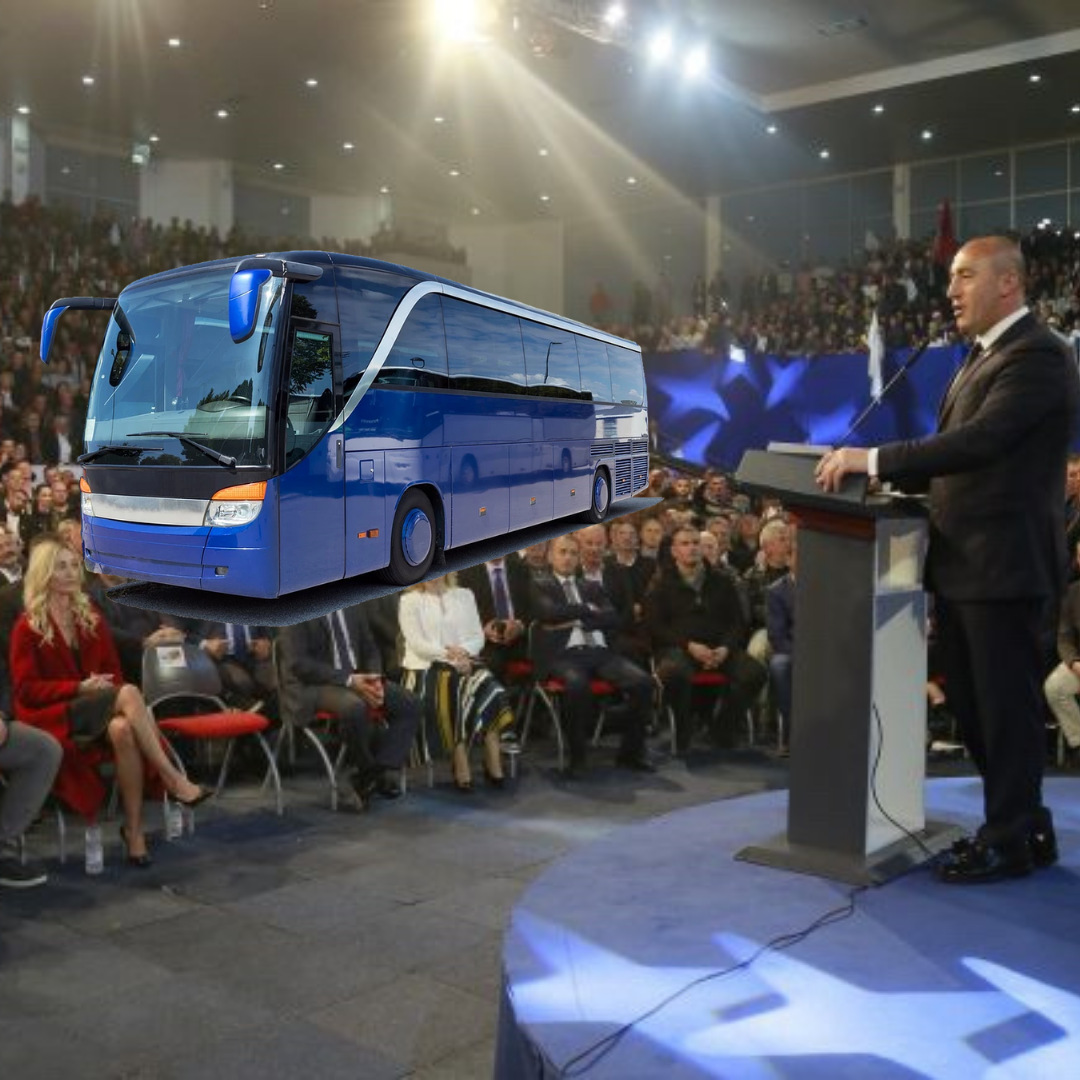 Mërgimtarët i dhurojnë AAK-së autobus për nevojat e fushatës