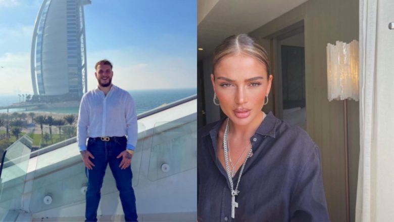 Mozzik dhe Loredana me pushime në Dubai, shpërndajnë imazhet e njëri-tjetrit