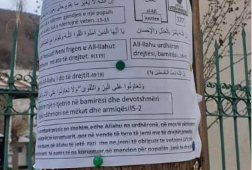 “Vota për VV hallall”: Shpërndahen afishe me mesazhe nga Kurani, flasin nga BIK