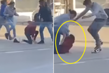 Skena dhune midis rrugës në Pejë, bëhen “llom” disa vajza