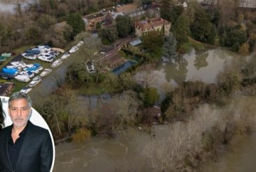 George Clooney në telashe, i përmbytet nga vërshimet shtëpia 12 milionëshe